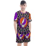 Gratefuldead Grateful Dead Pattern Men s Mesh Tee and Shorts Set