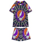 Gratefuldead Grateful Dead Pattern Kids  Swim Tee and Shorts Set