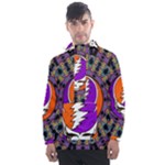 Gratefuldead Grateful Dead Pattern Men s Front Pocket Pullover Windbreaker