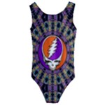 Gratefuldead Grateful Dead Pattern Kids  Cut-Out Back One Piece Swimsuit