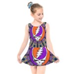 Gratefuldead Grateful Dead Pattern Kids  Skater Dress Swimsuit