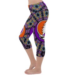 Lightweight Velour Capri Yoga Leggings 
