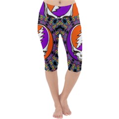 Lightweight Velour Cropped Yoga Leggings 