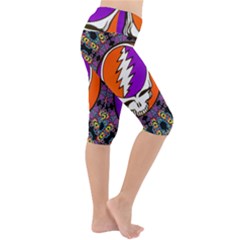 Lightweight Velour Cropped Yoga Leggings 