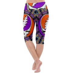 Lightweight Velour Cropped Yoga Leggings 