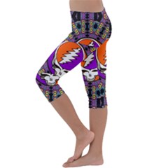 Kids  Lightweight Velour Capri Leggings  