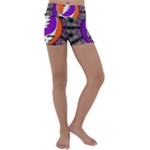 Gratefuldead Grateful Dead Pattern Kids  Lightweight Velour Yoga Shorts