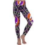 Gratefuldead Grateful Dead Pattern Kids  Lightweight Velour Classic Yoga Leggings