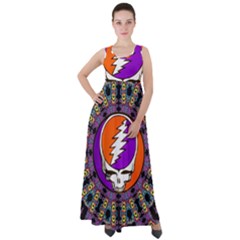 Empire Waist Velour Maxi Dress 