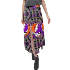 Velour Split Maxi Skirt 