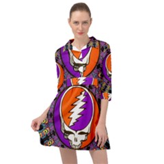 Mini Skater Shirt Dress 
