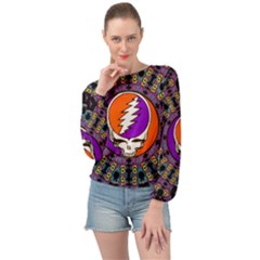 Banded Bottom Chiffon Top 