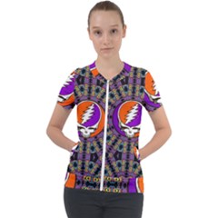 Short Sleeve Zip Up Jacket 