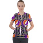 Gratefuldead Grateful Dead Pattern Short Sleeve Zip Up Jacket