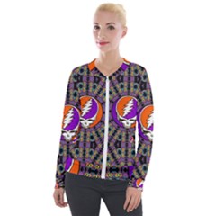Velvet Zip Up Jacket 