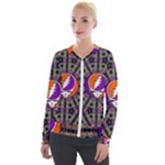 Gratefuldead Grateful Dead Pattern Velvet Zip Up Jacket