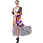 Gratefuldead Grateful Dead Pattern Maxi Chiffon Beach Wrap