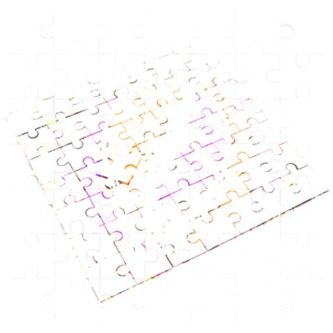 Gratefuldead Grateful Dead Pattern Wooden Puzzle Square from ArtsNow.com