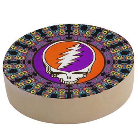 Gratefuldead Grateful Dead Pattern Wooden Bottle Opener (Round) from ArtsNow.com