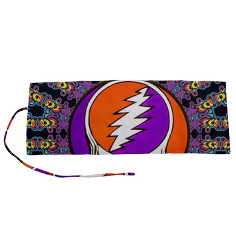 Gratefuldead Grateful Dead Pattern Roll Up Canvas Pencil Holder (S) from ArtsNow.com
