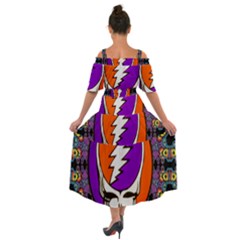 Shoulder Straps Boho Maxi Dress  