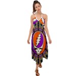 Gratefuldead Grateful Dead Pattern Halter Tie Back Dress 