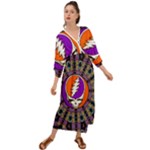 Gratefuldead Grateful Dead Pattern Grecian Style  Maxi Dress