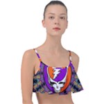 Gratefuldead Grateful Dead Pattern Frill Bikini Top