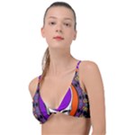 Gratefuldead Grateful Dead Pattern Knot Up Bikini Top