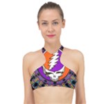 Gratefuldead Grateful Dead Pattern High Neck Bikini Top