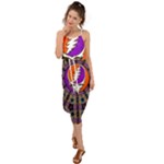 Gratefuldead Grateful Dead Pattern Waist Tie Cover Up Chiffon Dress