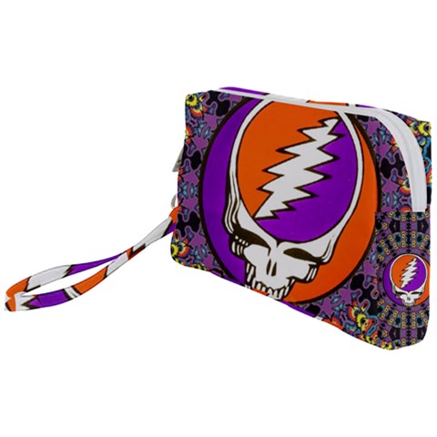 Gratefuldead Grateful Dead Pattern Wristlet Pouch Bag (Small) from ArtsNow.com