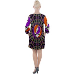 Open Neck Shift Dress 
