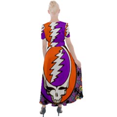 Button Up Short Sleeve Maxi Dress 