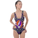 Gratefuldead Grateful Dead Pattern Side Cut Out Swimsuit