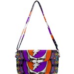 Gratefuldead Grateful Dead Pattern Removable Strap Clutch Bag