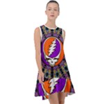 Gratefuldead Grateful Dead Pattern Frill Swing Dress
