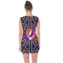 Lace Up Front Bodycon Dress 