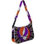 Gratefuldead Grateful Dead Pattern Zip Up Shoulder Bag