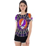 Gratefuldead Grateful Dead Pattern Back Cut Out Sport Tee