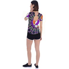 Back Circle Cutout Sports T-Shirt 