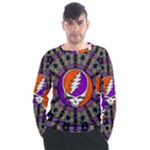 Gratefuldead Grateful Dead Pattern Men s Long Sleeve Raglan Tee