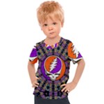 Gratefuldead Grateful Dead Pattern Kids  Sports Tee