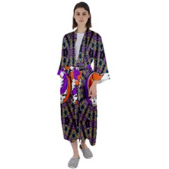 Maxi Satin Kimono 