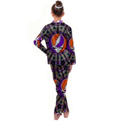 Kids  Satin Long Sleeve Pajamas Set 