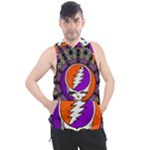 Gratefuldead Grateful Dead Pattern Men s Sleeveless Hoodie