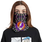 Gratefuldead Grateful Dead Pattern Face Covering Bandana (Two Sides)