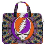 Gratefuldead Grateful Dead Pattern MacBook Pro 16  Double Pocket Laptop Bag 
