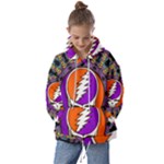 Gratefuldead Grateful Dead Pattern Kids  Oversized Hoodie