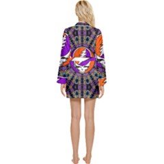 Long Sleeve Satin Robe 